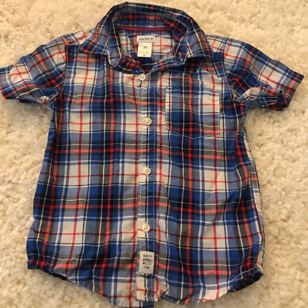 Carter 3t short sleeve dress shirt